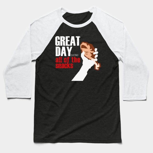 Great Day Turkey Leg Baseball T-Shirt by EnchantedTikiTees